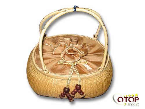 Oval-Shaped Handbag
