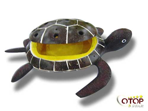 Turtle Model Made of Coconut Shell