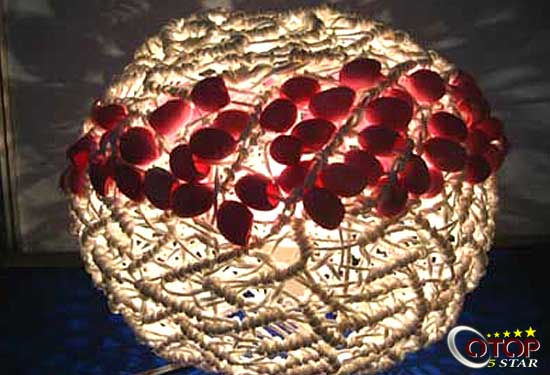 Straw Rope Woven Work — 2