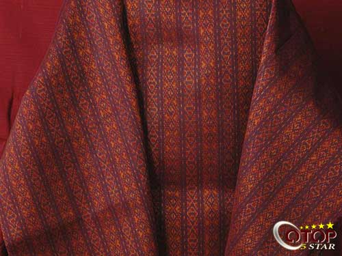 Mudmee Silk Cloth (with Mee Khan Sot Hang Krarok Pattern)