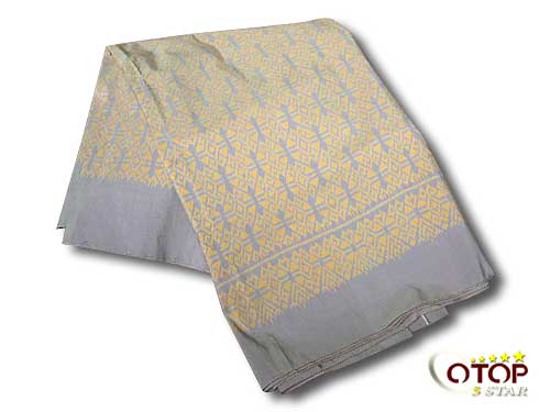 Mudmee Sillk Cloth (with Traditional Belt Pattern)