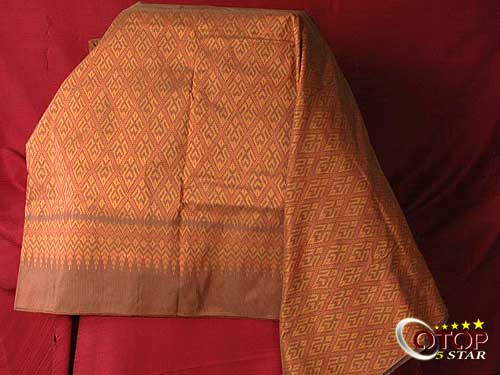 Mudmee Silk Cloth with Thai Airways Pattern — 2