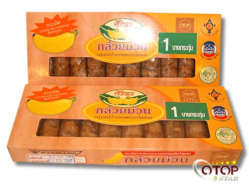 Honey-coated Banana Roll