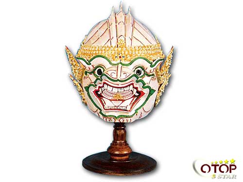 Traditional Thai Drama Mask (Khon)